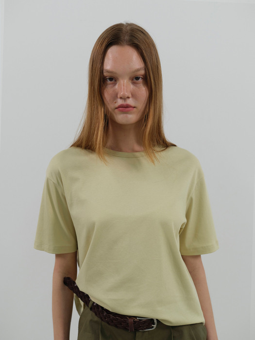 cropped t-shirt (lime)