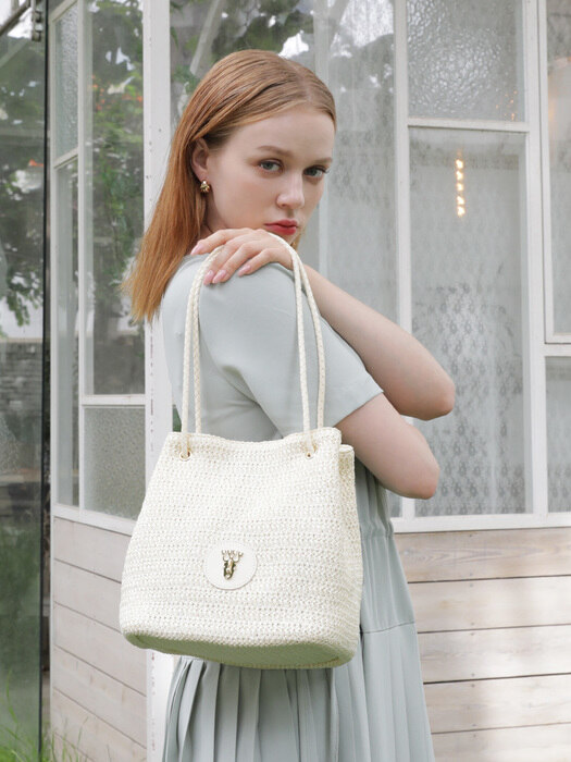 RAPHI ROPE BAG _IVORY