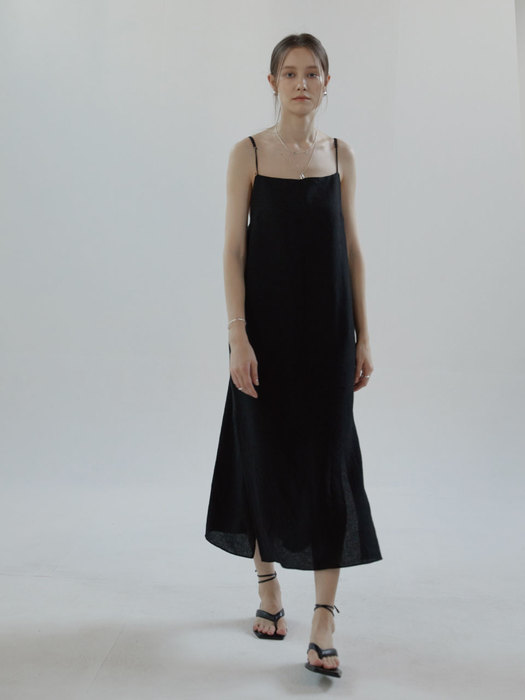 Summer slip dress (Black)