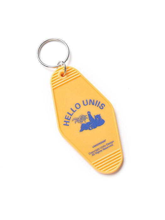 UNIIS HOTEL KEY RING_SUNNY YELLOW