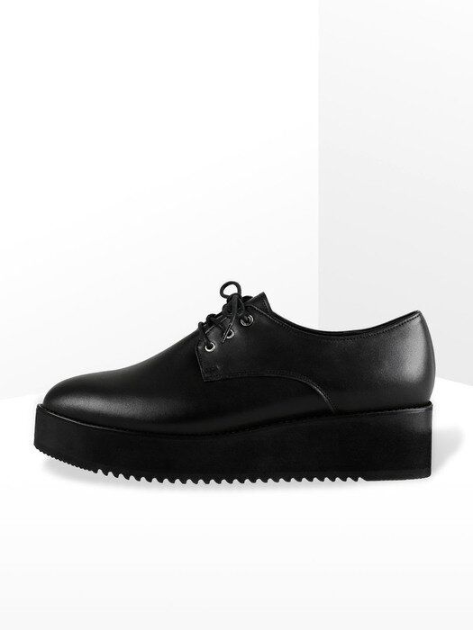FRENCH derby loafers_all black