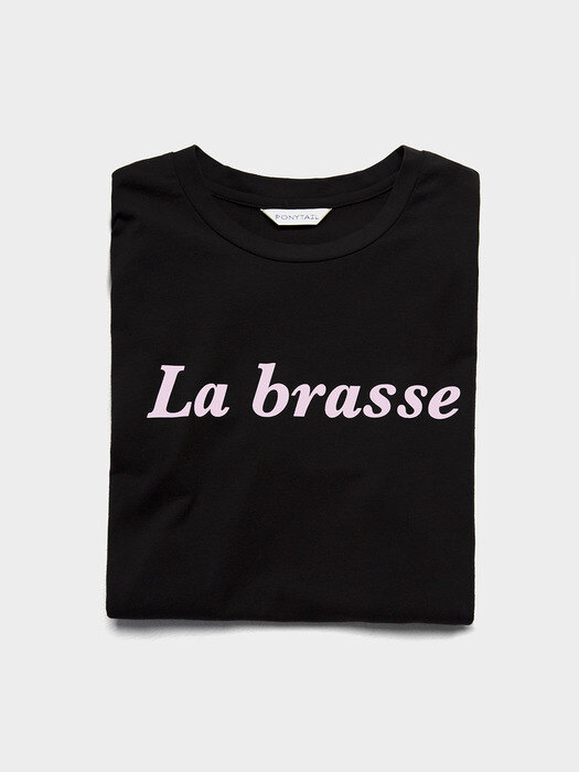 T2. La brasse Marshmallow T-Shirts (BLACK/NAVY)