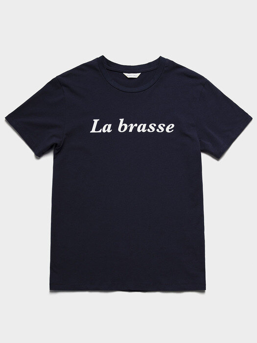 T2. La brasse Marshmallow T-Shirts (BLACK/NAVY)