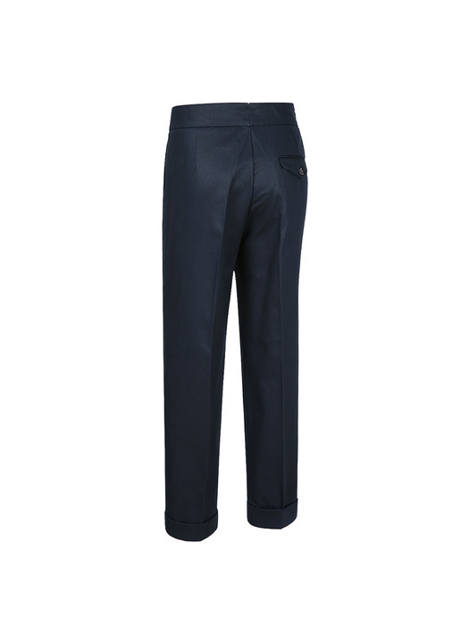 20s Cotton Side Trousers (Navy)