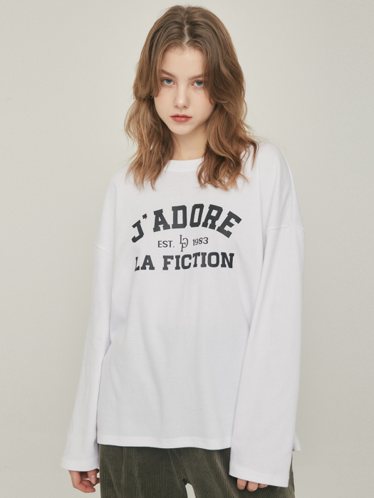 LO LAFICTION T-SHIRT(WHITE)