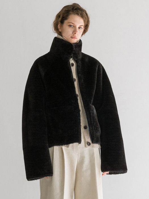 Eco Fur Zip up Jacket 