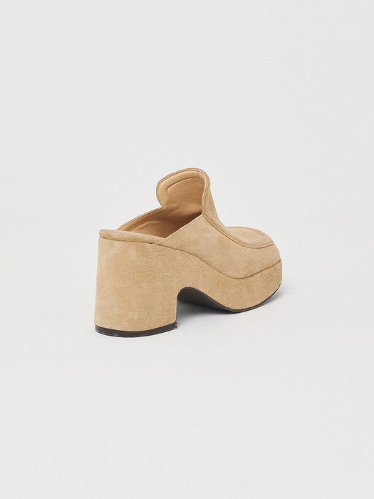 Matinkim ROUND MULE IN BEIGE-