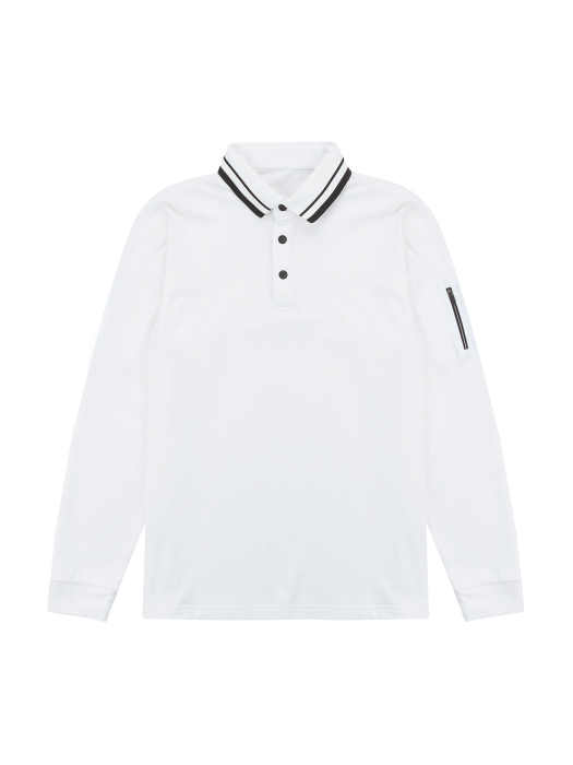 화이트볼 골프웨어 남성 기모 피케 골프 티셔츠 WB21FAMT02WH (화이트)