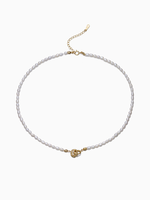 Infinity perarl Necklace