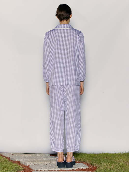 Lace Pajama Pants_Lilac-Check