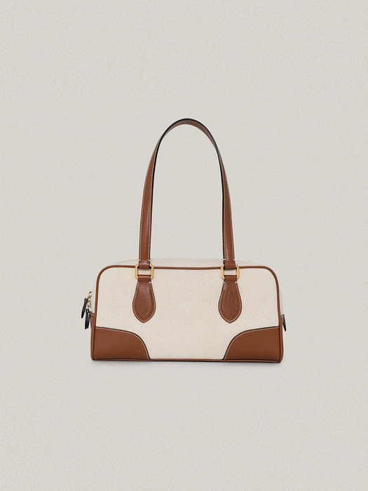 Timeless Bowler Bag in Canvas Brown