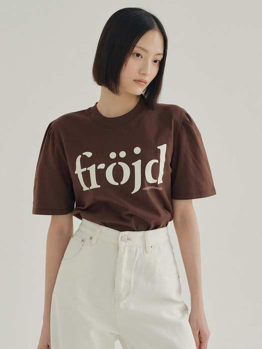 FJD FROJD PUFF T-SHIRTS BROWN