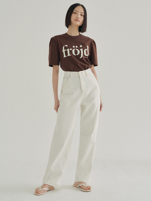 FJD FROJD PUFF T-SHIRTS BROWN