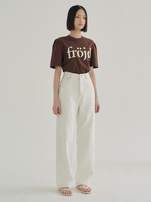 FJD FROJD PUFF T-SHIRTS BROWN