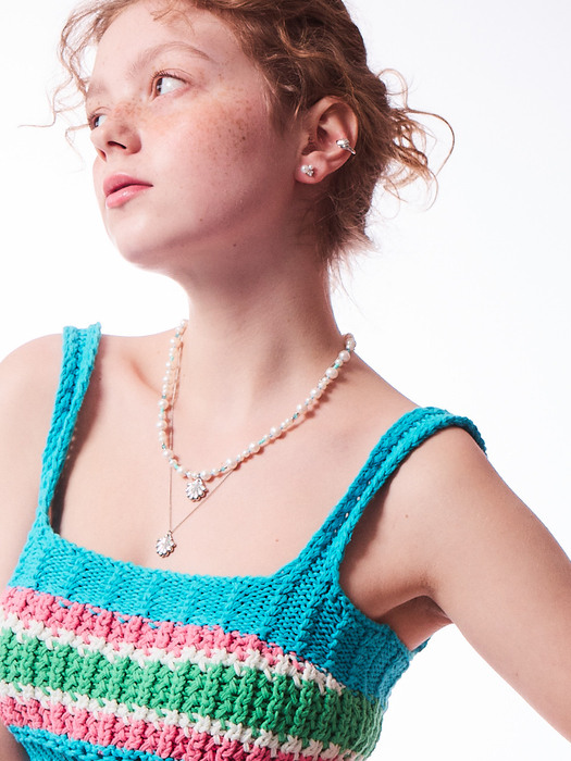 Bubble Pop Shell Pearl Necklace