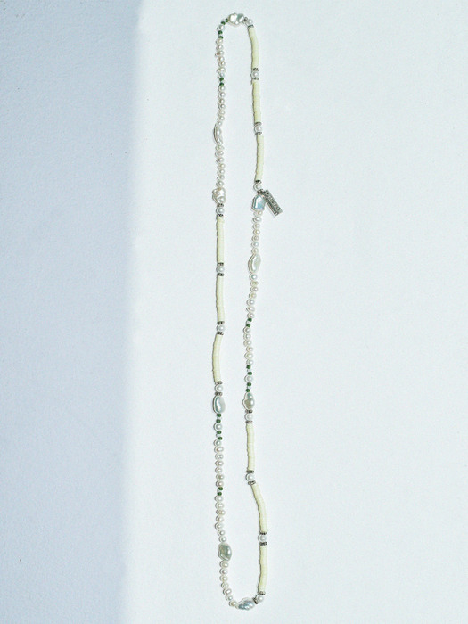 Rubber GUM Long Necklace (Lemon)