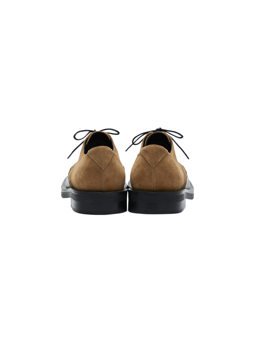 DAYNE SQUARE TOE DERBY SHOES aaa307m(TAN)