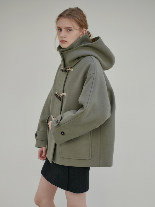 22WN duffle hoody half coat [A/MT]