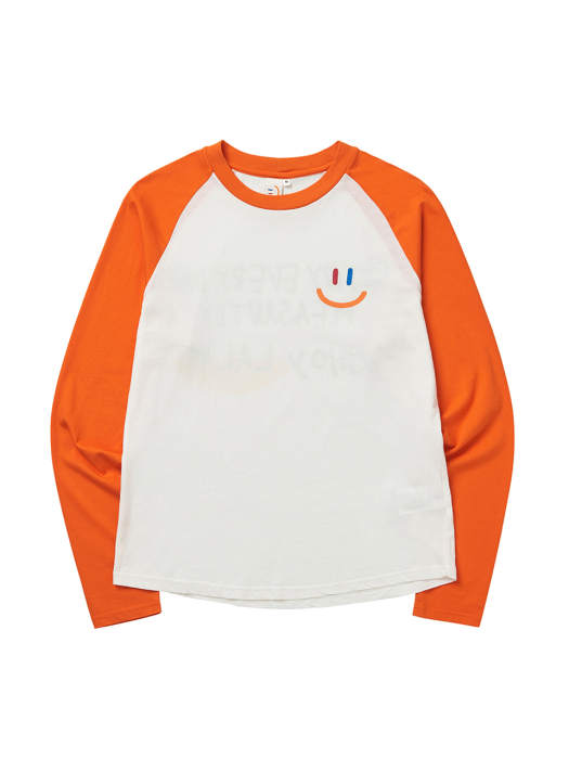 LaLa Kids Raglan T-Shirt(라라 키즈 래글런 티)[Orange]