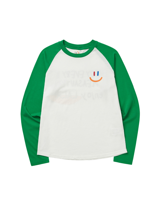 LaLa Kids Raglan T-Shirt(라라 키즈 래글런 티)[Orange]