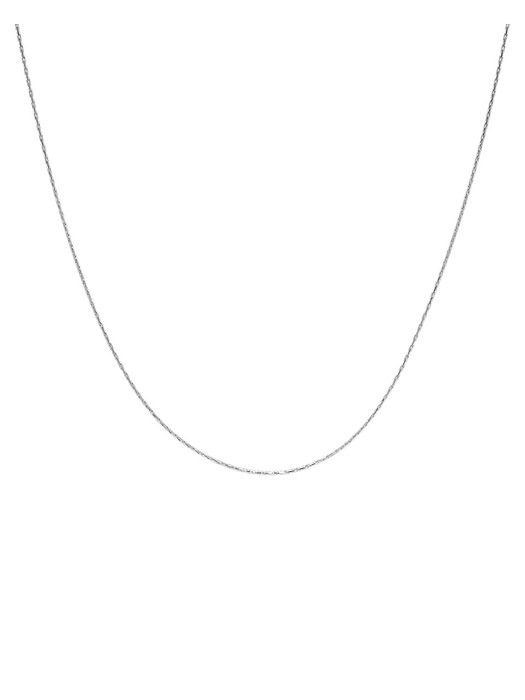 [925 silver] Un.silver.97 / mince necklace (2 color)