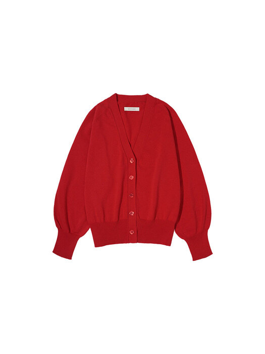 SIKN2066 Cold Brew Cardigan_Red