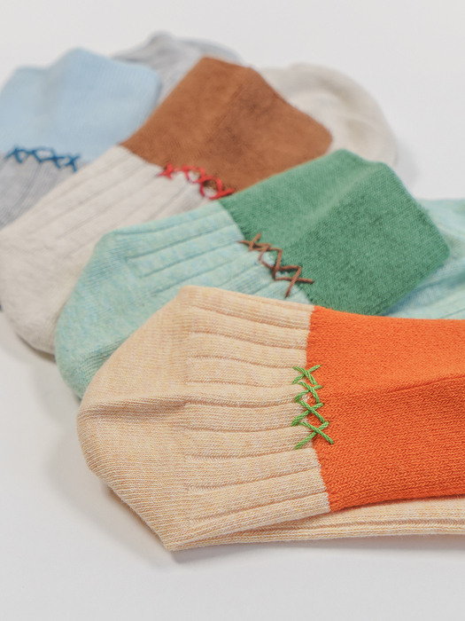 [선물포장]twotoneria socks 4colors