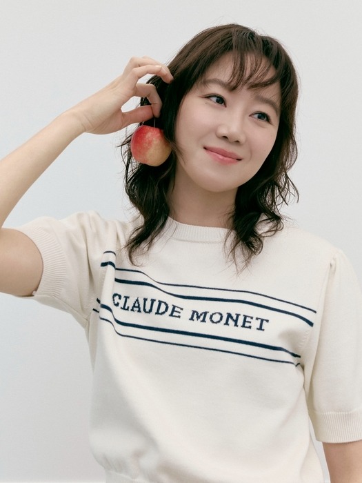 monet jacquard knit - ivory