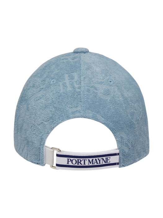 TERRY JACQUARD BALL CAP - SKY BLUE