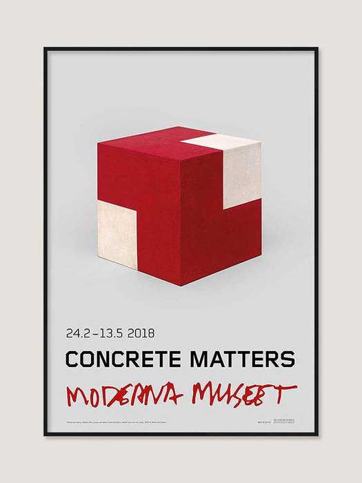 [윌리스 데 카스트로] Concrete Matters (액자 포함) 70 x 100 cm