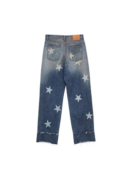 STARLIGHT WASHED DENIM PANTS IN BLUE