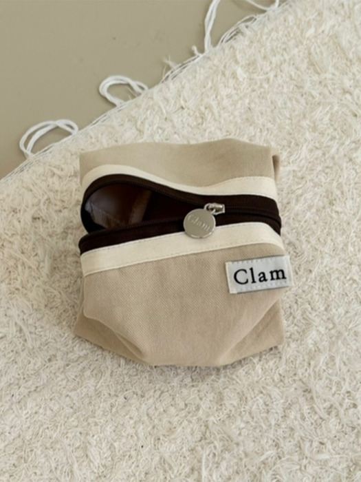 Clam round pouch _ Ang butter