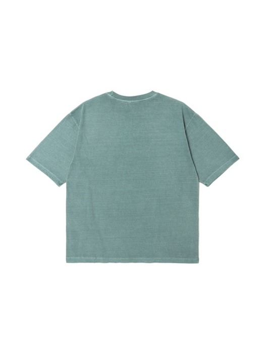 남성 피그먼트 기본 티셔츠[GREEN](UZ7ST13_66)