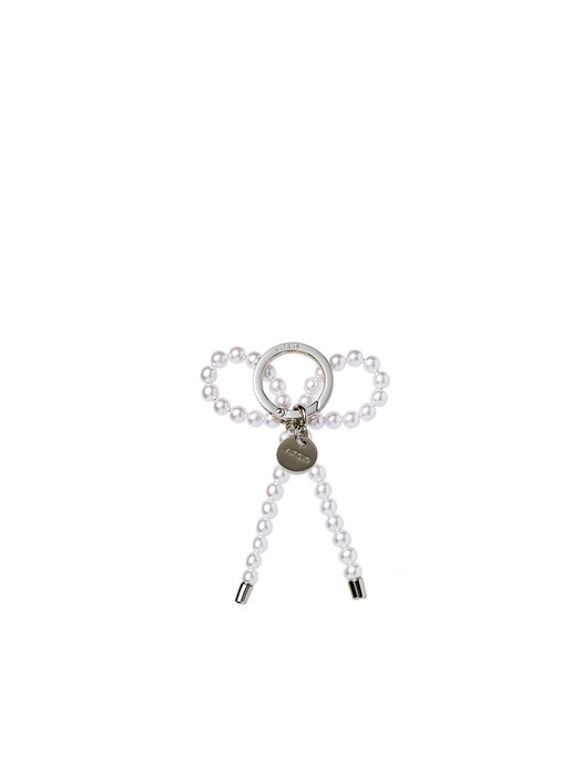 Pearl Ribbon Charm (펄 리본 참) White