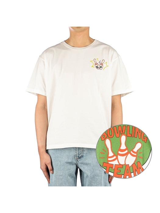 [겐조] 23SS (5TS453 4SG 02) 남성 BOWLING TEAM 반팔 티셔츠