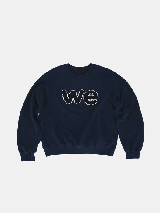 Boucle sweatshirt_navy