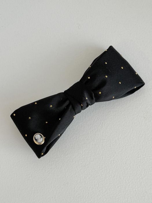 oar Cameo Gold Dot Ribbon Barrette [2컬러 택1]