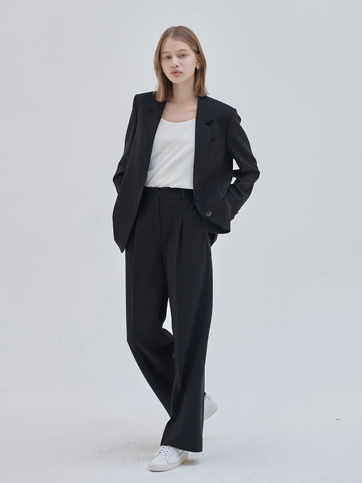 24SN new wide pants [BK]