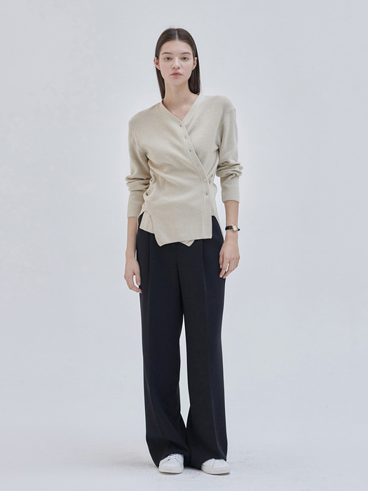 24SN new wide pants [BK]