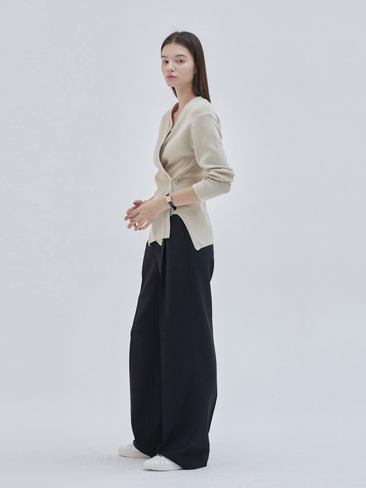 24SN new wide pants [BK]