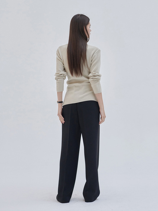 24SN new wide pants [BK]