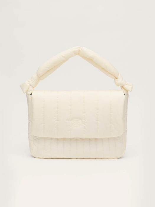 Cross Padding Bag (Cream)