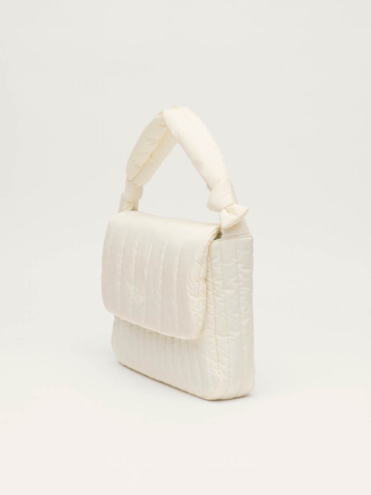 Cross Padding Bag (Cream)