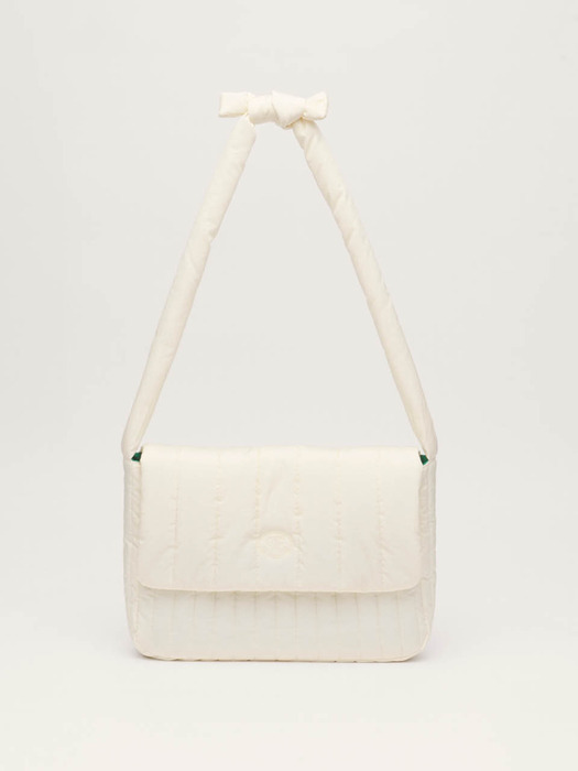 Cross Padding Bag (Cream)