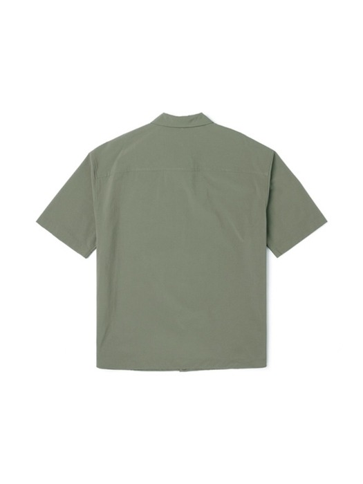 남녀공용 화섬 히든 포켓 셔츠[DK-KHAKI](UA4SS83_64)