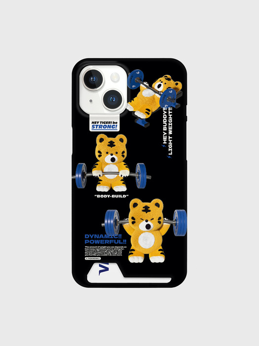 [더나인몰]pattern hey tiger gym [카드수납 폰케이스] [W CONCEPT]