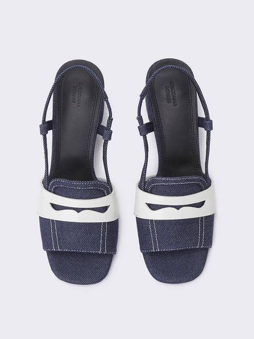 Loafer detail sandal(blue)_DG2AM24001BLU