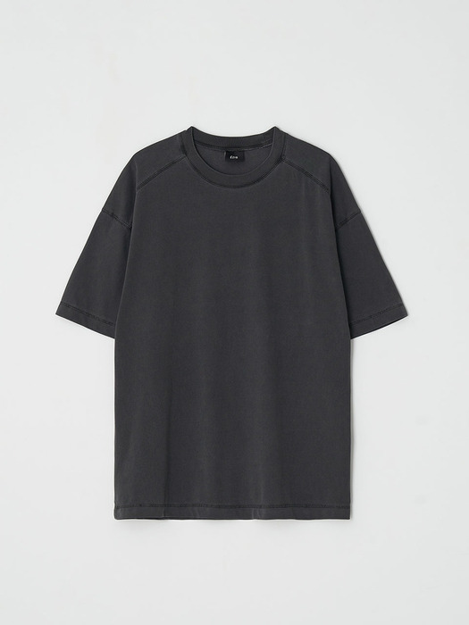 Pigment OverFit T-Shirts_Charcoal