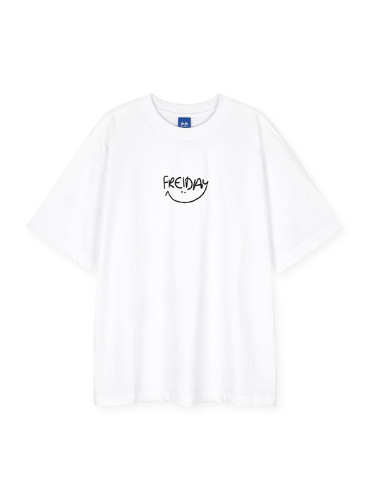 프라이데이 스마일 티셔츠(WHITE)