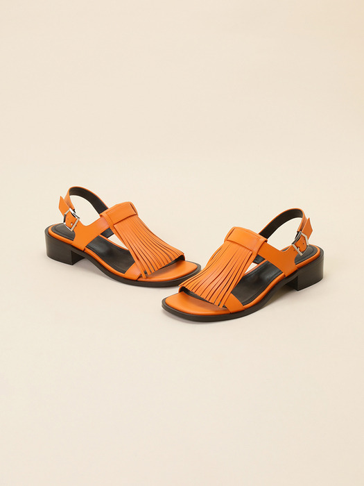 Slim tassel sandal(orange)_DG2AM24042ORE